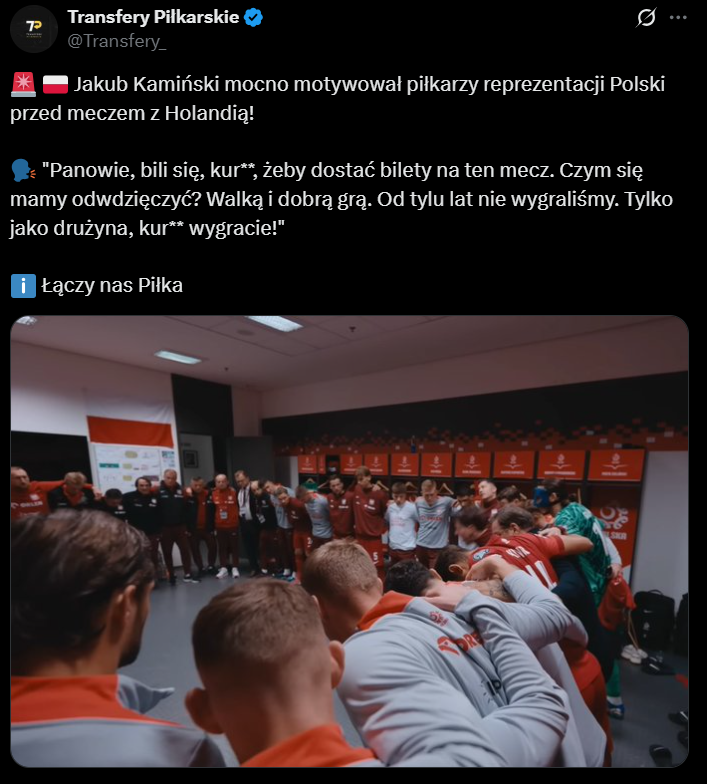 PŁOMIENNE SŁOWA Kuby Kamińskiego przed meczem z Holandią!